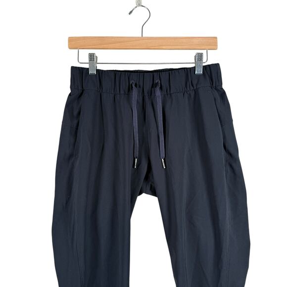 Lululemon Black Athleisure Pants Drawstring Waist Relaxed Fit Performance | 4 - Picture 4 of 10